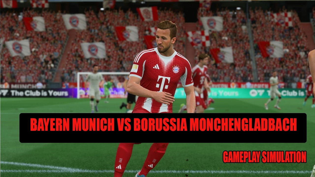 Bayern Munich vs Borussia Mönchengladbach | Bundesliga Full Match Gameplay Simulation