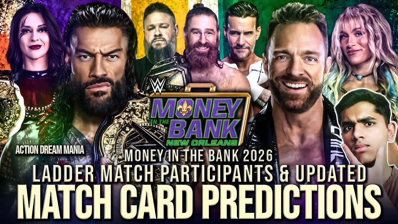Кард матчей WWE Money In The Bank 2026 | Обновленные прогнозы MITB 2026 | Action Dream Mania
