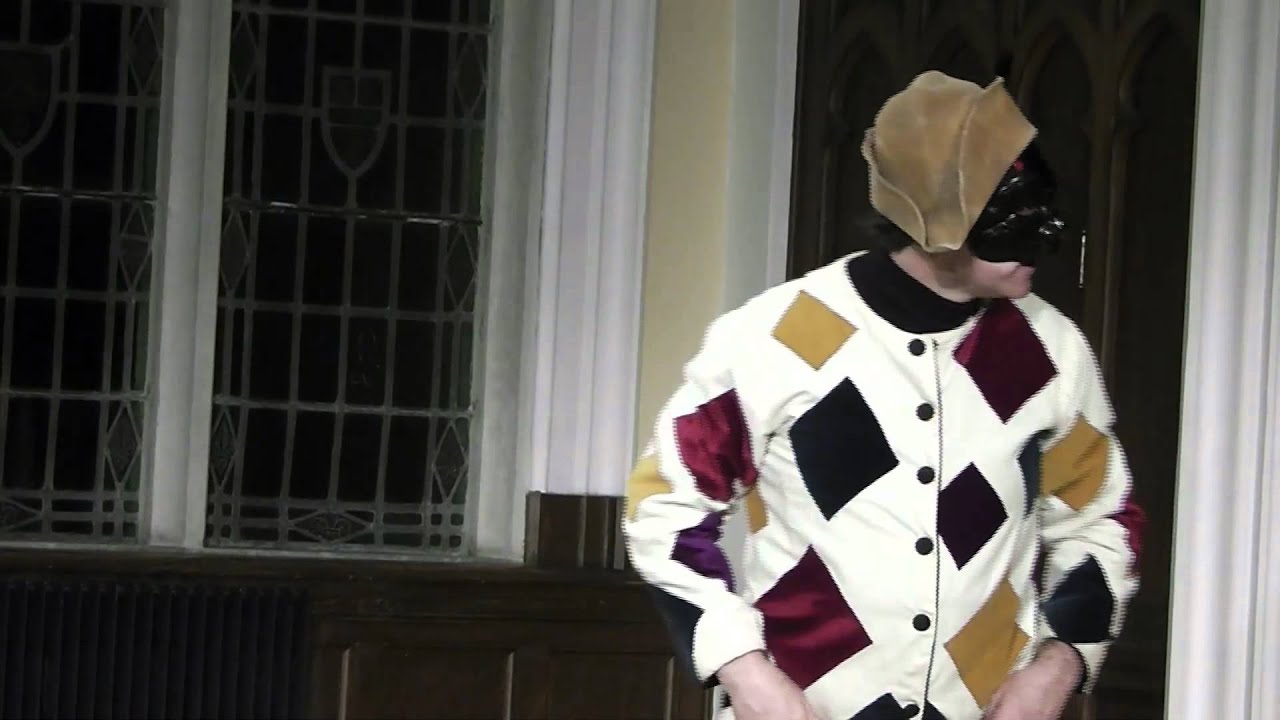 Commedia dell' Arte Arlecchino -Mace Perlman
