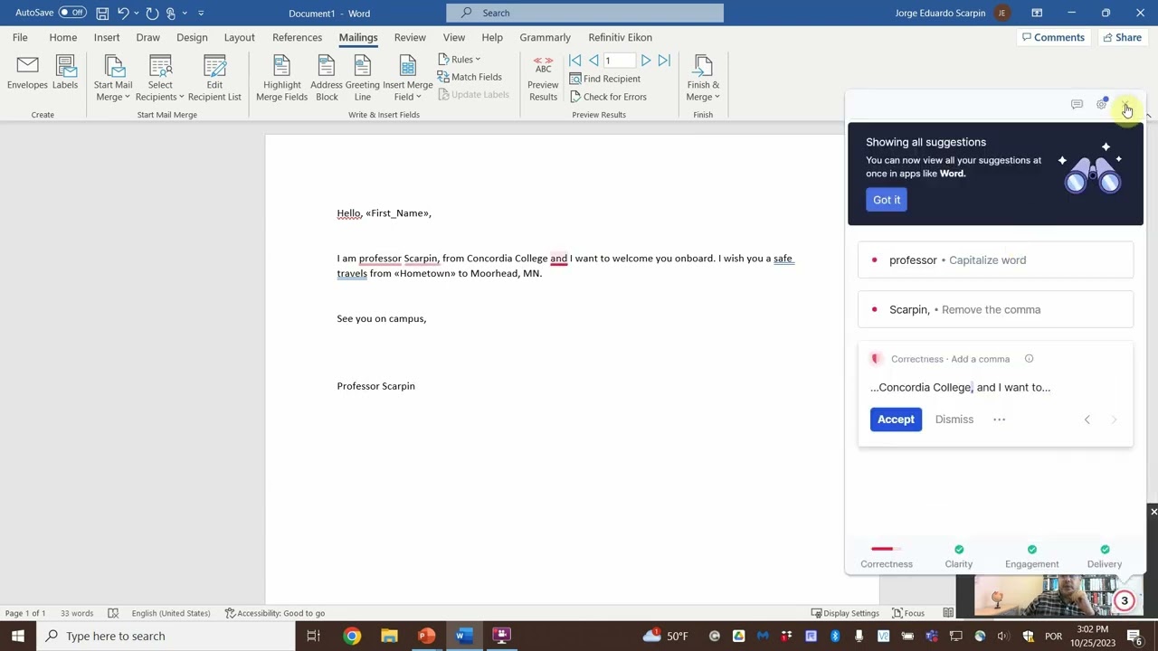 Как отправлять массовые письма с указанием отдельных имен с помощью Word и Outlook