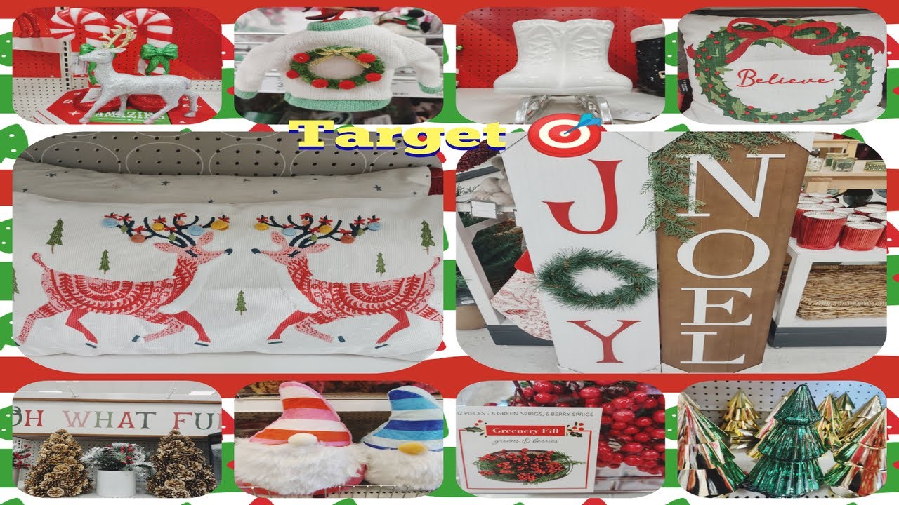 🎯⛄🎄🤩👑 NEW Target Dollar Spot & Threshold Christmas Decor Shop With Me! Amazing Finds and Deals!👑🤩⛄🎄