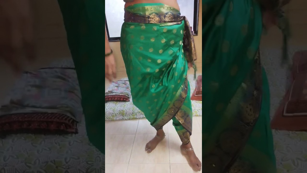 Koli style saree draping. #saree #draping #trend #trending #viral #draping #koli #kolistyle #shorts