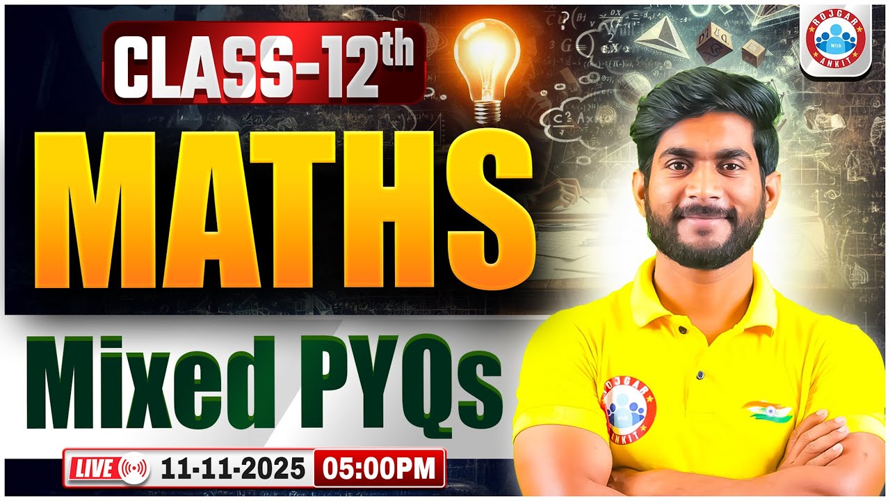 Class 12 Maths PYQs | 12th Maths Mixed PYQs | 12th Maths Important Questions | UP Board Exam 2026
