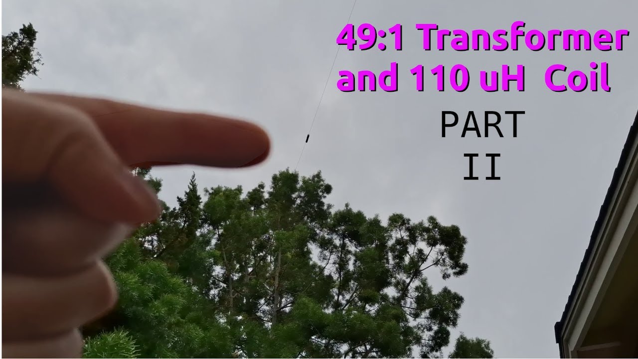 Build an Endfed Halfwave Antenna with trap for 80m -  Part II