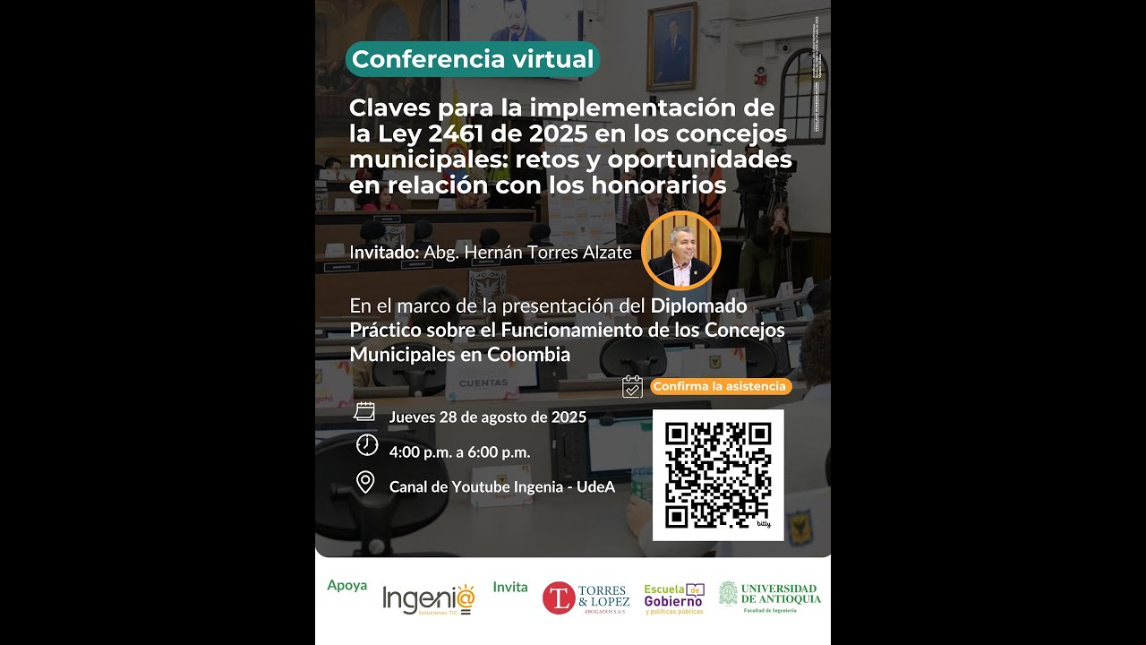 Claves para la implementación de la ley 2461 del 2025 en los concejos municipales.