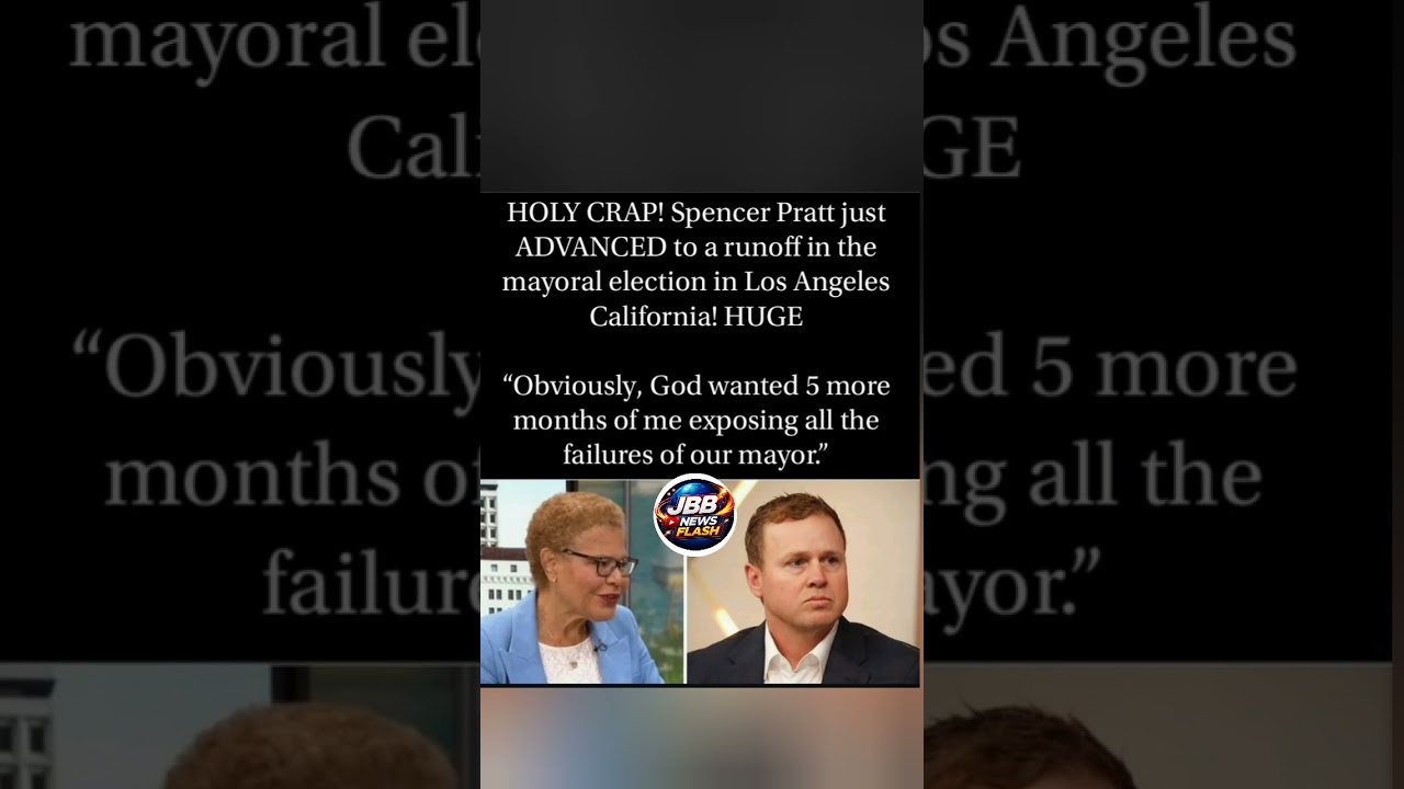 😱 Wait, what?! Spencer Pratt just made the runoff for LA mayor. #Short #LAMayor #Runoff