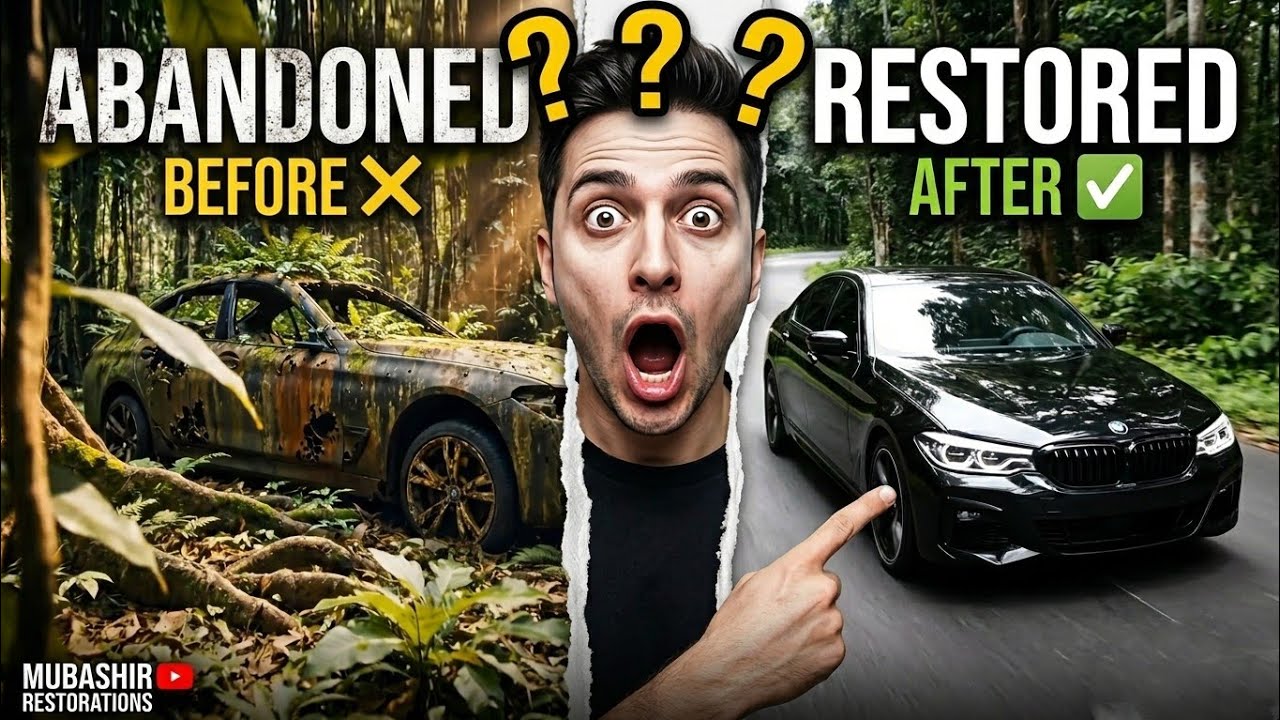 $100 BMW Restored to $30,000! Abandoned Jungle Find 😱