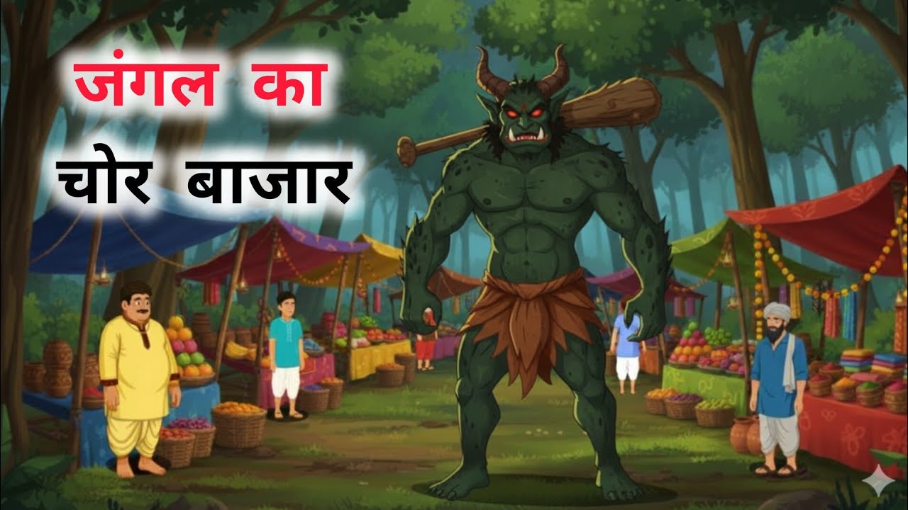 जंगल का चोर बाजार || Jangal Ka Chor Bajar  || Hindi Kahani || Hindi Stories|| Moral Stories || 