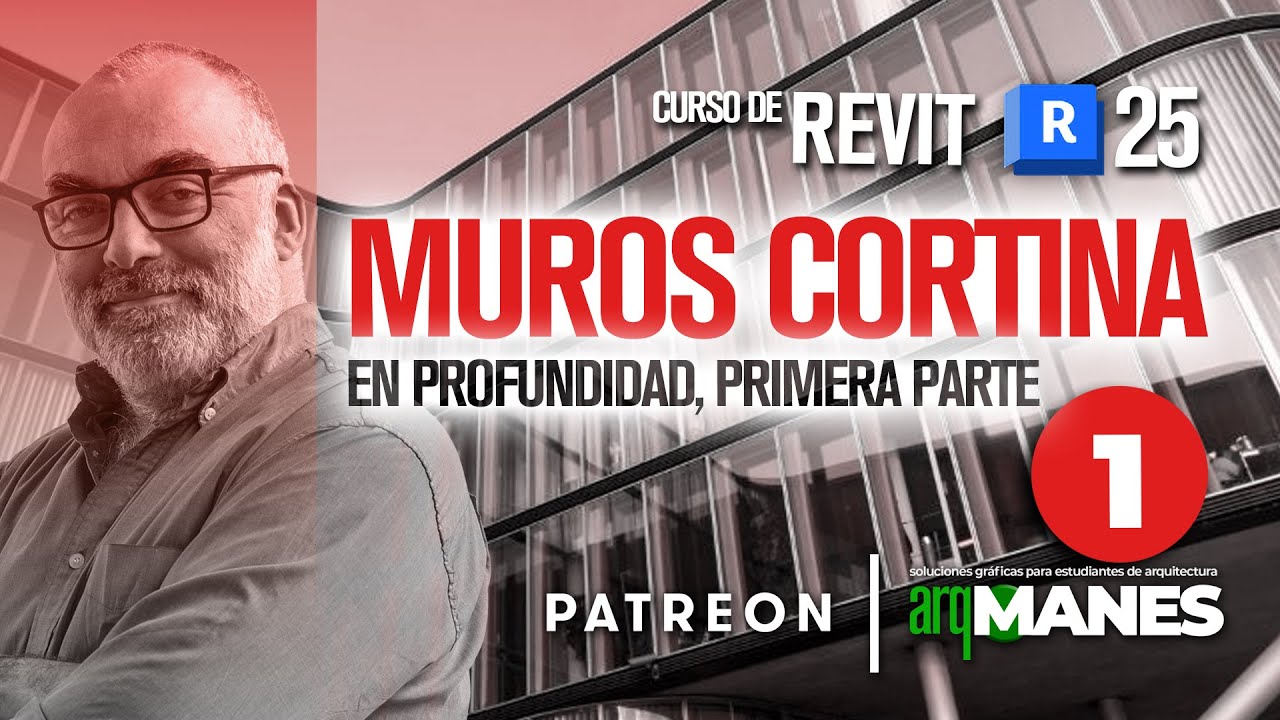 🏙️ MURO CORTINA - REVIT | INTRODUCCIÓN | TUTORIAL