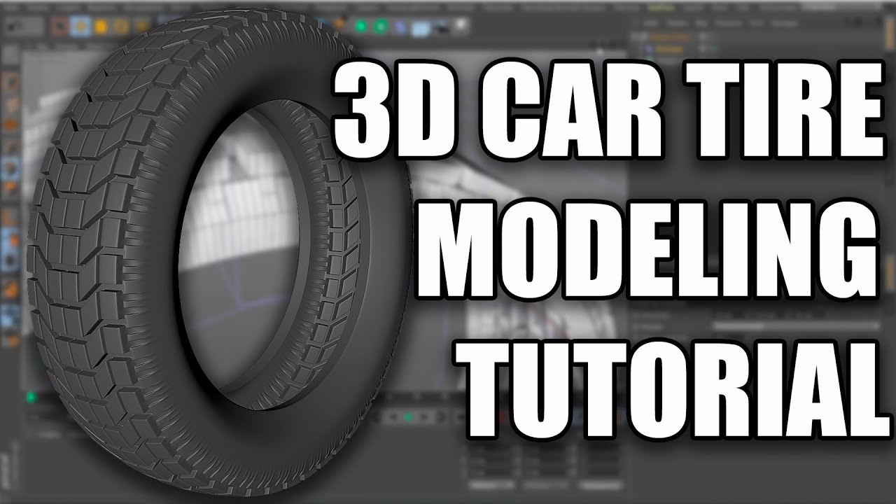 3D CAR TIRE MODELING TUTORIAL | 3Д МОДЕЛЬ КОЛЕСО/ШИНА В СИНЕМА 4 Д