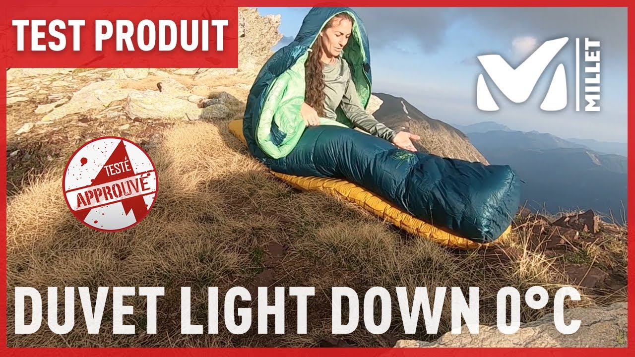 TEST DU SAC DE COUCHAGE LIGHT DOWN 0° - MILLET par LISON