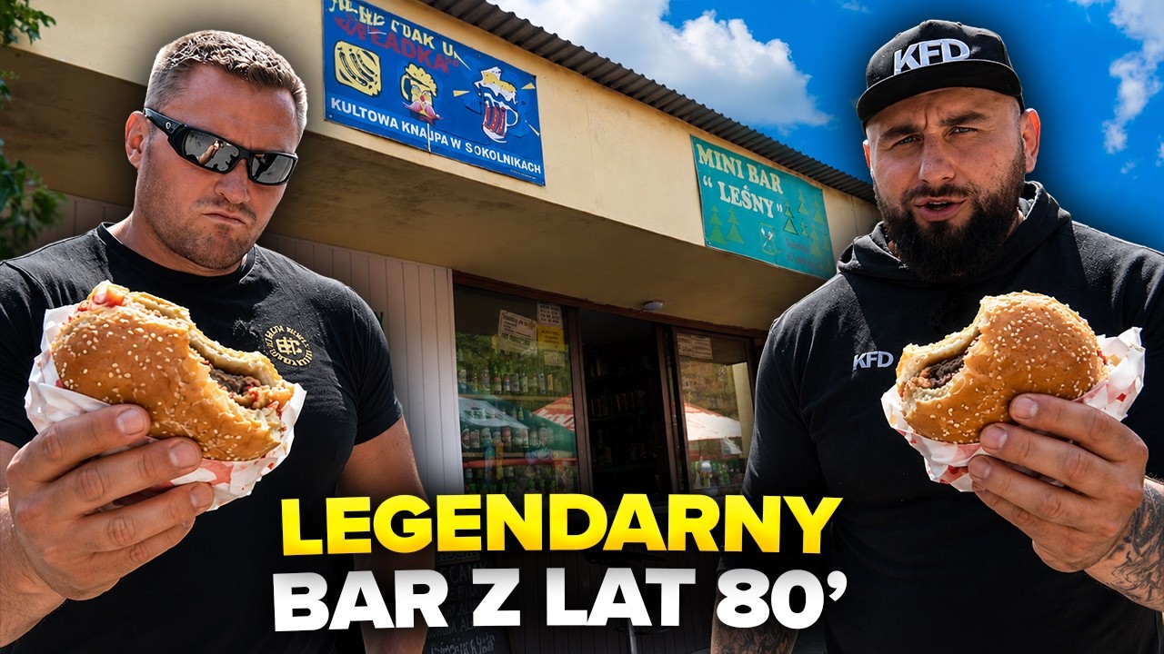Jedzenie PRL i Legendary Hamburger *40 letnia bar z 86 roku*