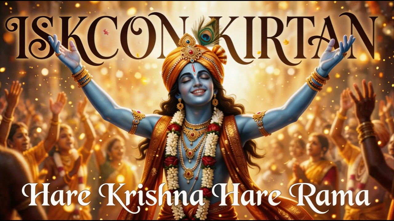 Soulful ISKCON Kirtan | Hare Krishna Hare Rama Mantra for Daily Meditation