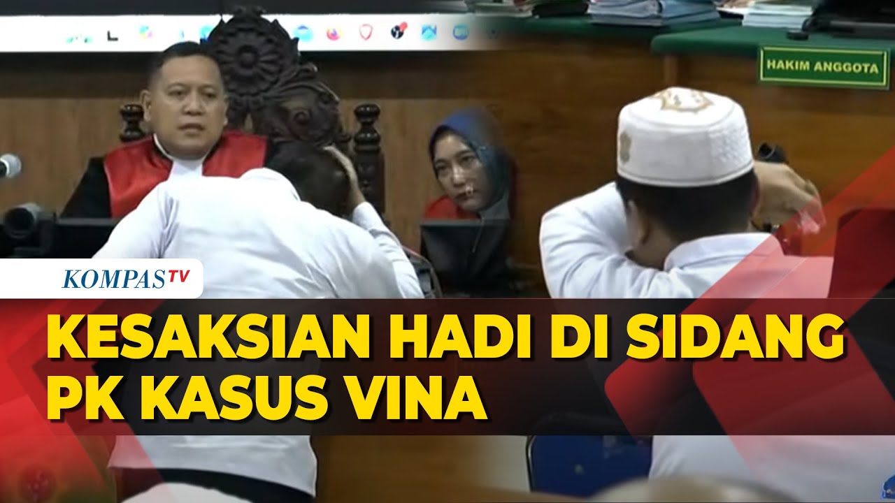 [FULL] Kesaksian Terpidana Hadi di Sidang PK Kasus Vina, Nangis saat Cerita Dirinya Alami Kekerasan