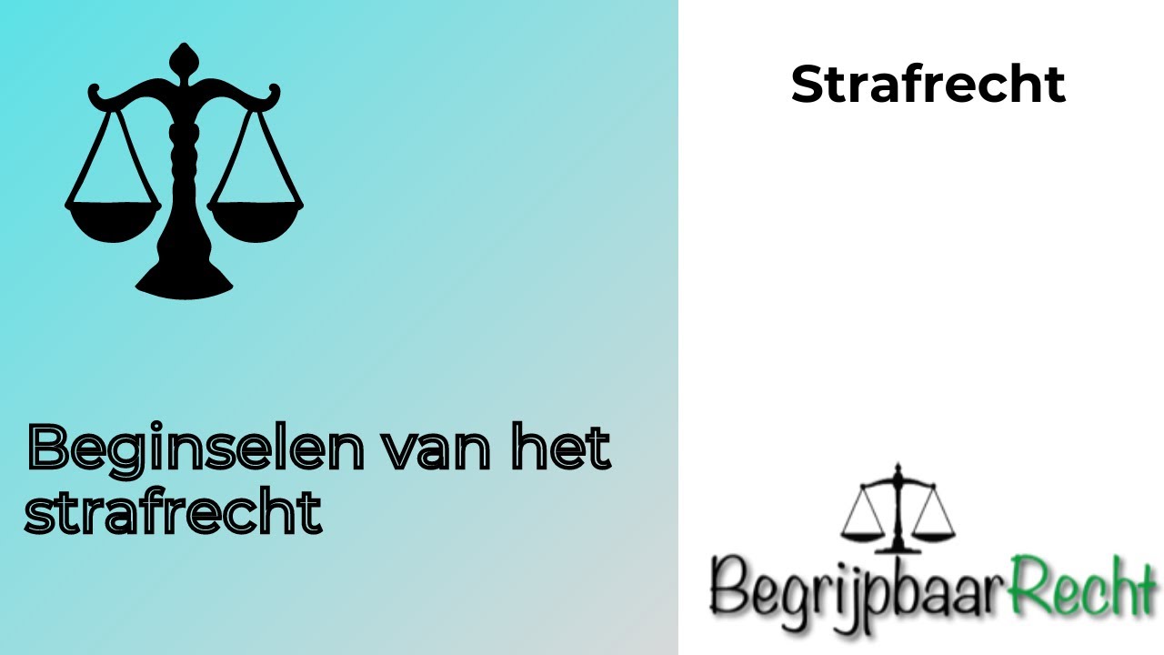 Beginselen van het strafrecht