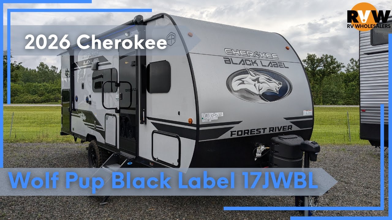2026 Wolf Pup Black Label 17JWBL Flythrough | Double Bunks!