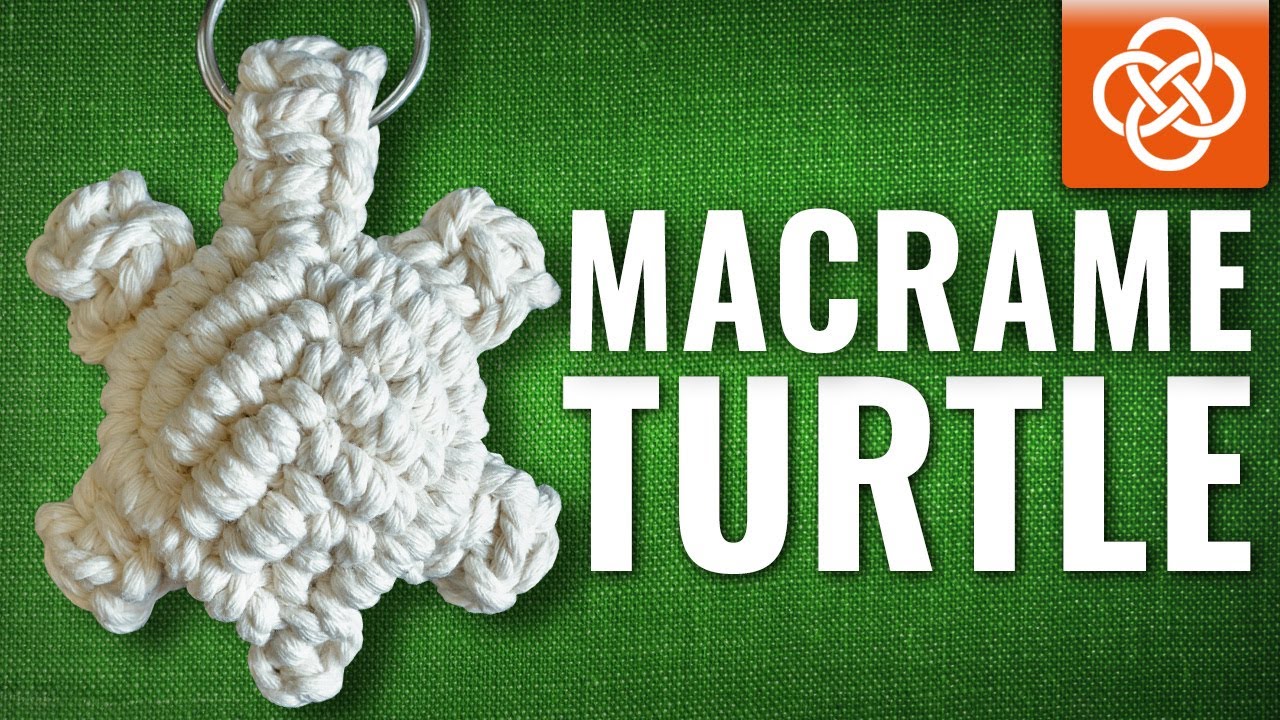 Черепашка в технике макраме | DIY | Урок макраме