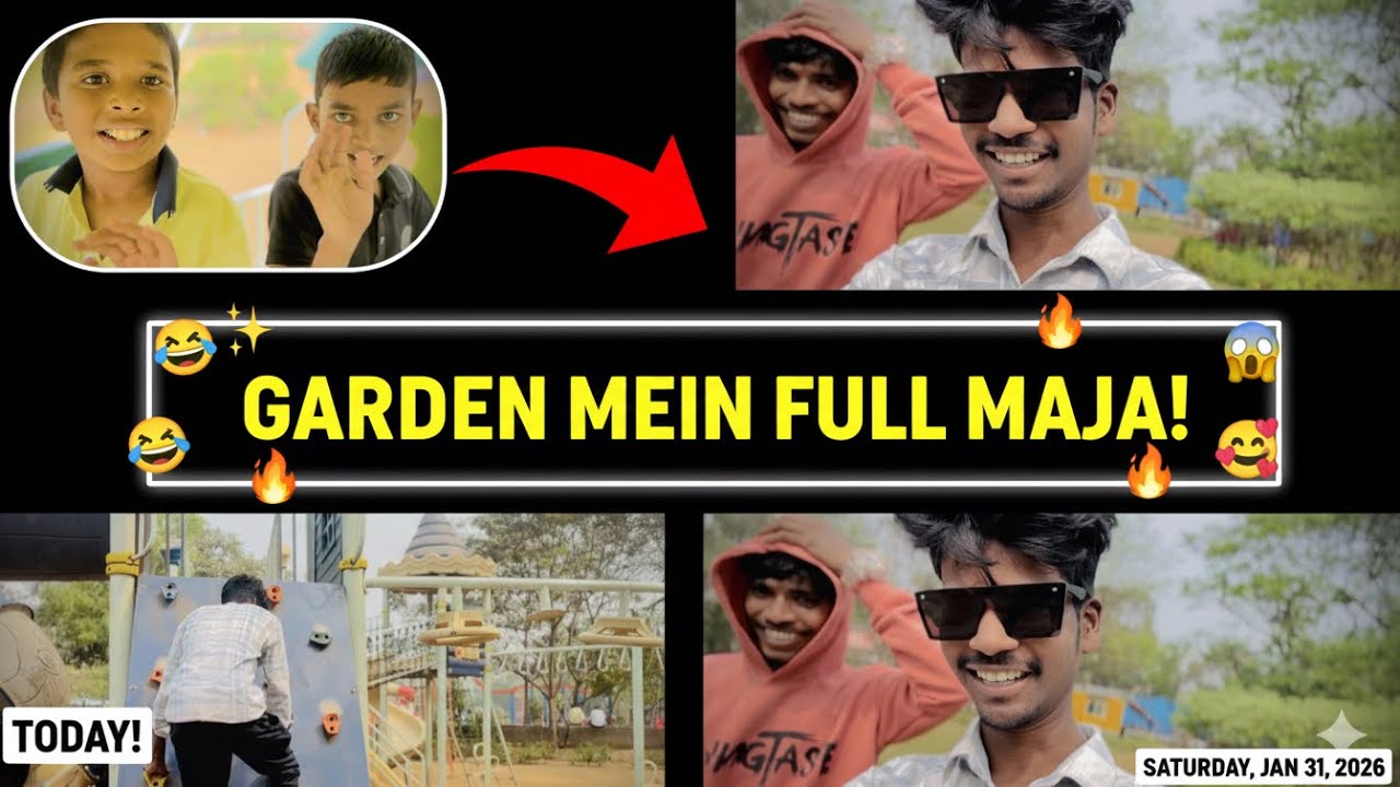 Aaj garden la khup maja Kele 😂😱💗#comedylovervlog #viral #vlog #subscribe #funny #viralvideo 