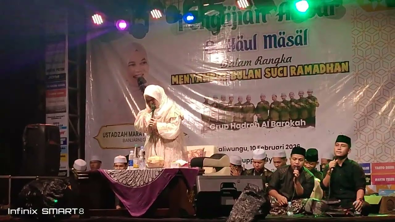 Pengajian Akbar,Haul di kaliwungu mandiraja,ustadzah Mar,atus