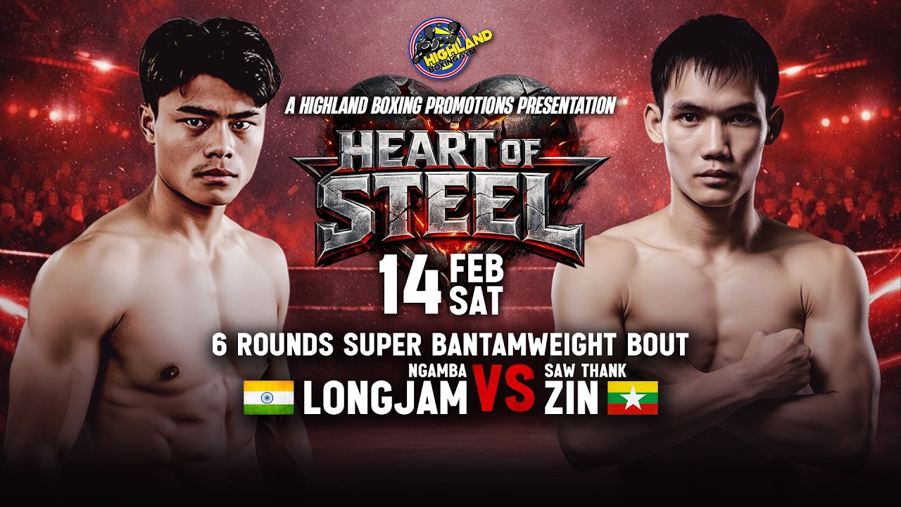 Ngamba Longjam 🇮🇳 VS Saw Thank Zin 🇲🇲 | February 14, 2026 | Highland Boxing Gym
