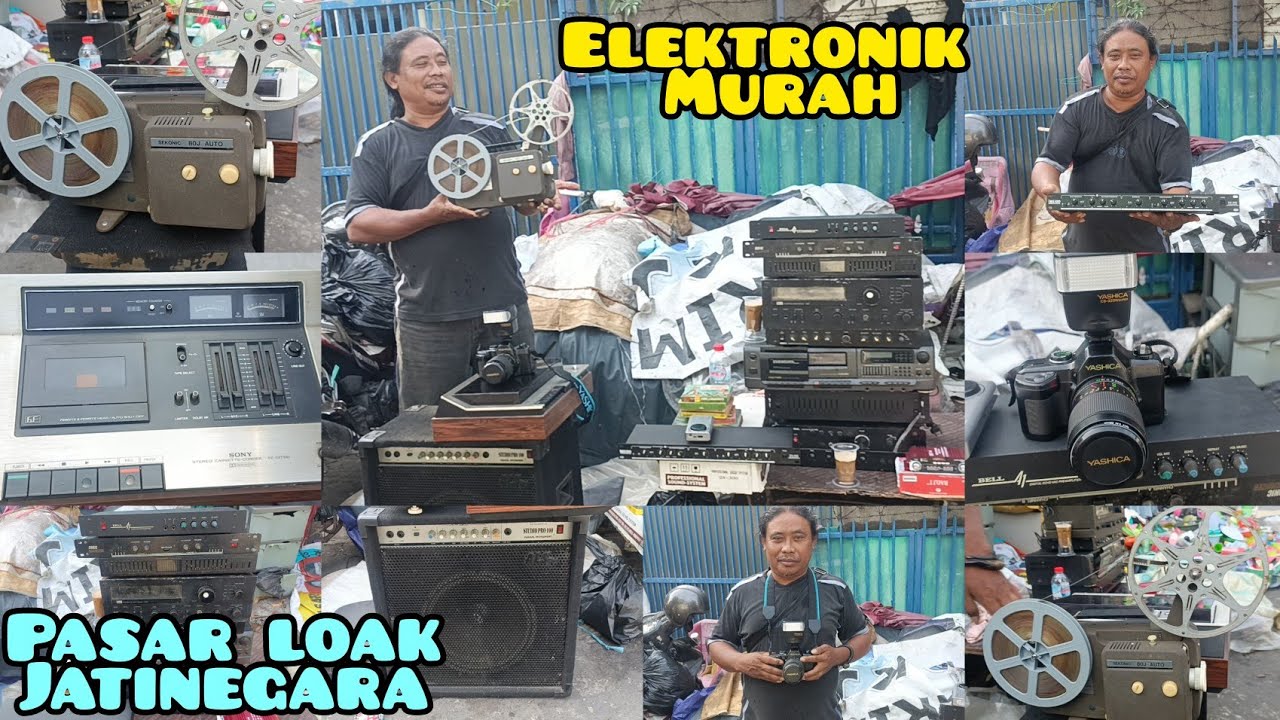 WOW‼ADA PROYEKTOR & TAPE JADUL VINTAGE ORIGINAL|ADA DI PASAR LOAK JE'I|LAPAK PAK USNAN 0895401020019