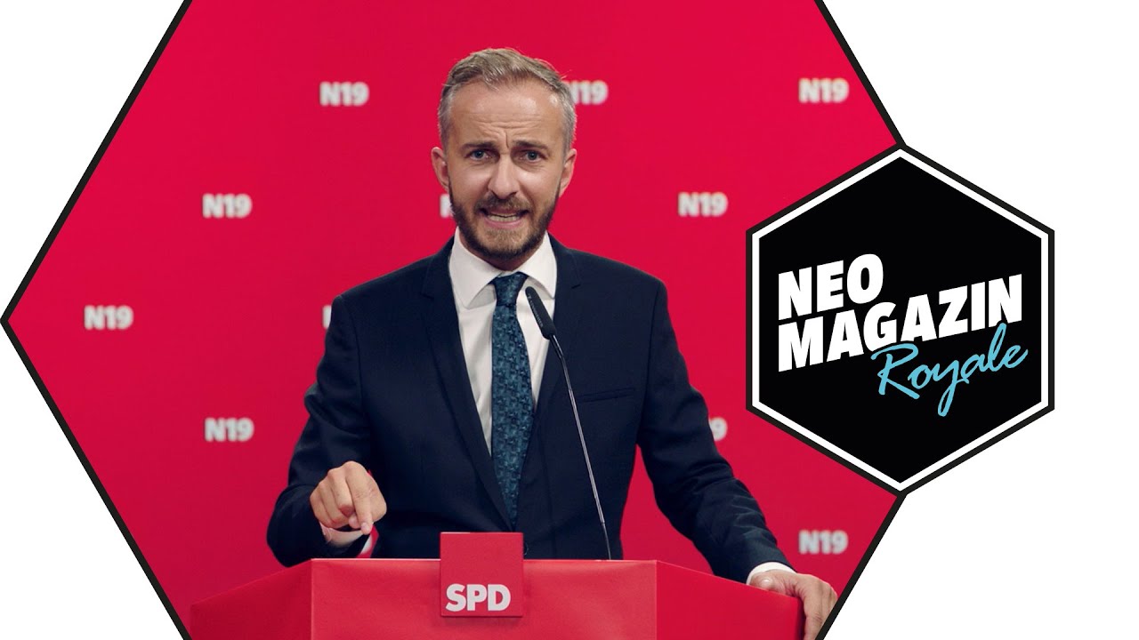 TV-Sensation: Jan Böhmermann will SPD Chef werden | NEO MAGAZIN ROYALE mit Jan Böhmermann- ZDFneo