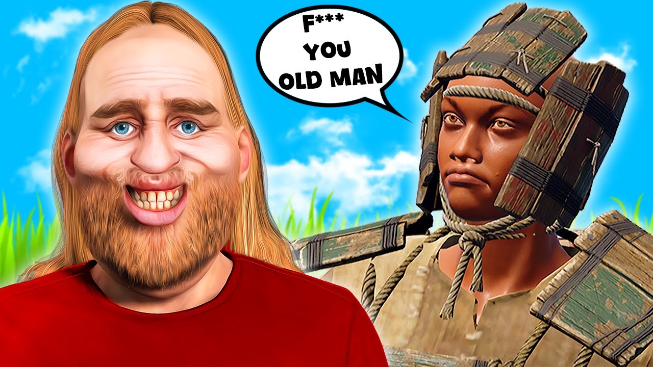 raiding r*cist roof campers... Rust