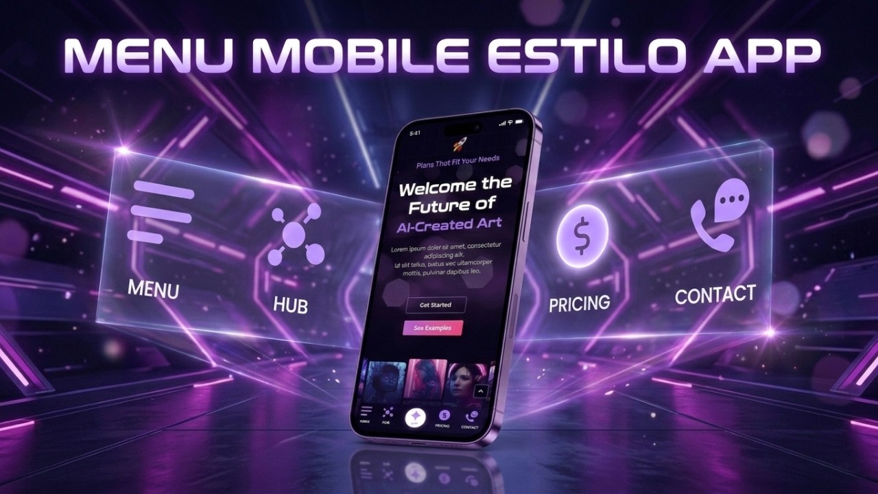 Como fazer Menu Mobile estilo APP do JEITO CERTO com Elementor Pro (Sem Popup!)