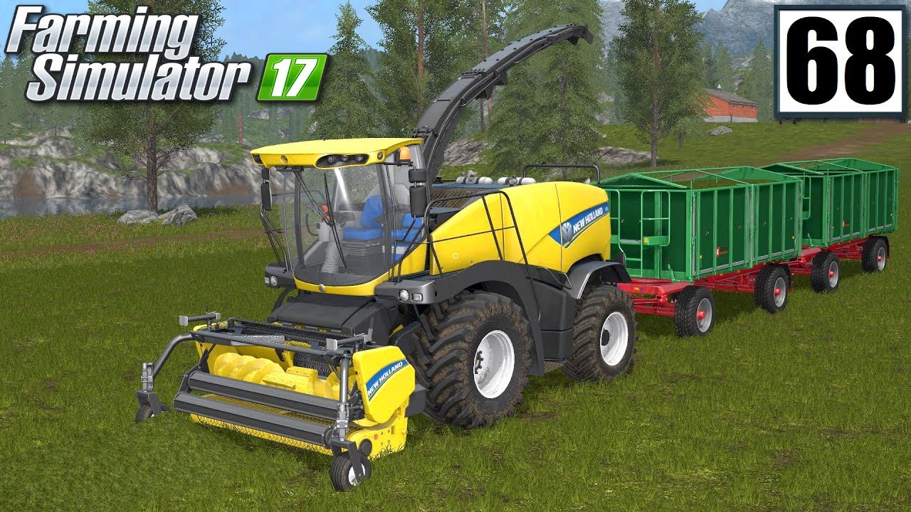 Trawa na kiszonkę  - Farming Simulator 17 (#68) | gameplay pl