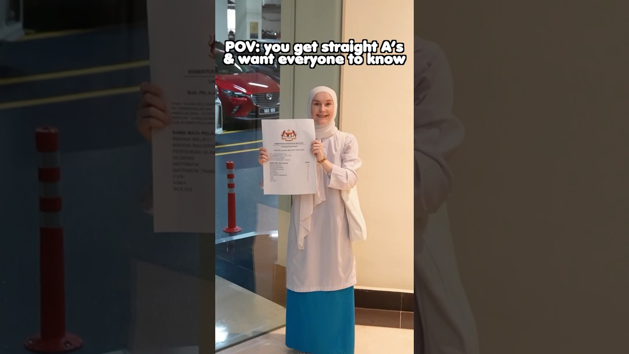 POV: you get STRAIGHT A&rsquo;s & want EVERYONE to KNOW 🤭🇲🇾