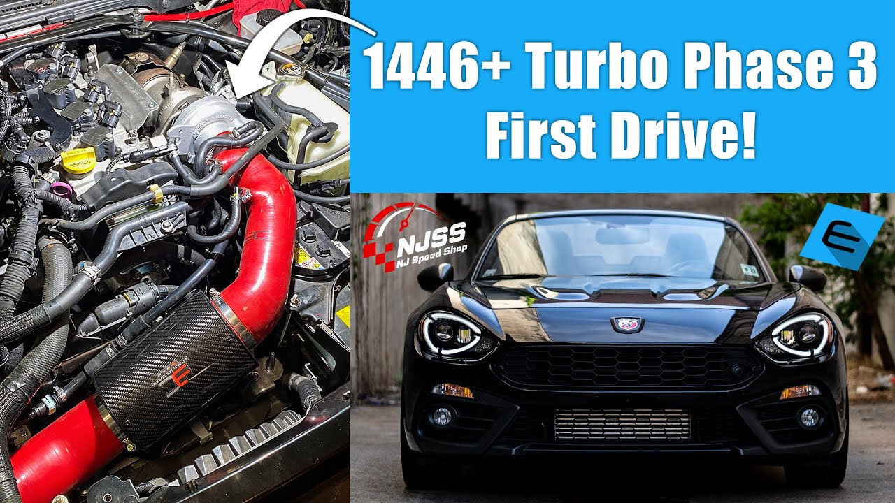 124 Spider Abarth Eurocompulsion Phase 3 1446+ Big Turbo First Impressions Review