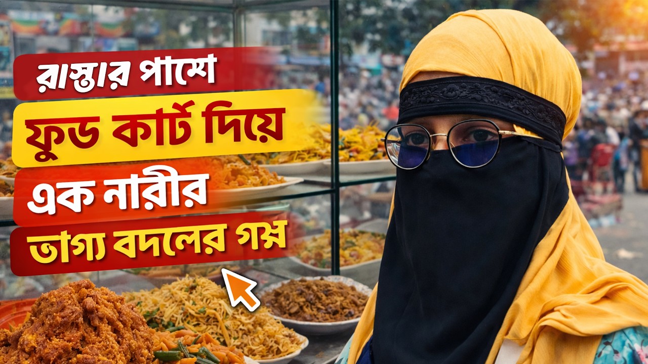 অদম্য সাহসে স্বাবলম্বী! রাস্তার পাশে ফুড কার্ট দিয়ে এক নারীর ভাগ্য বদলের গল্প | Motion Mind Peoples