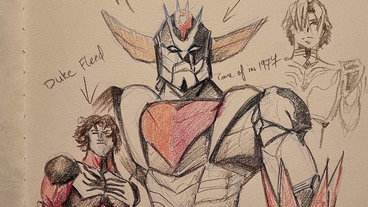 Mazinger Z , getting to know the character sketch,  March 09, 2026, Day 158