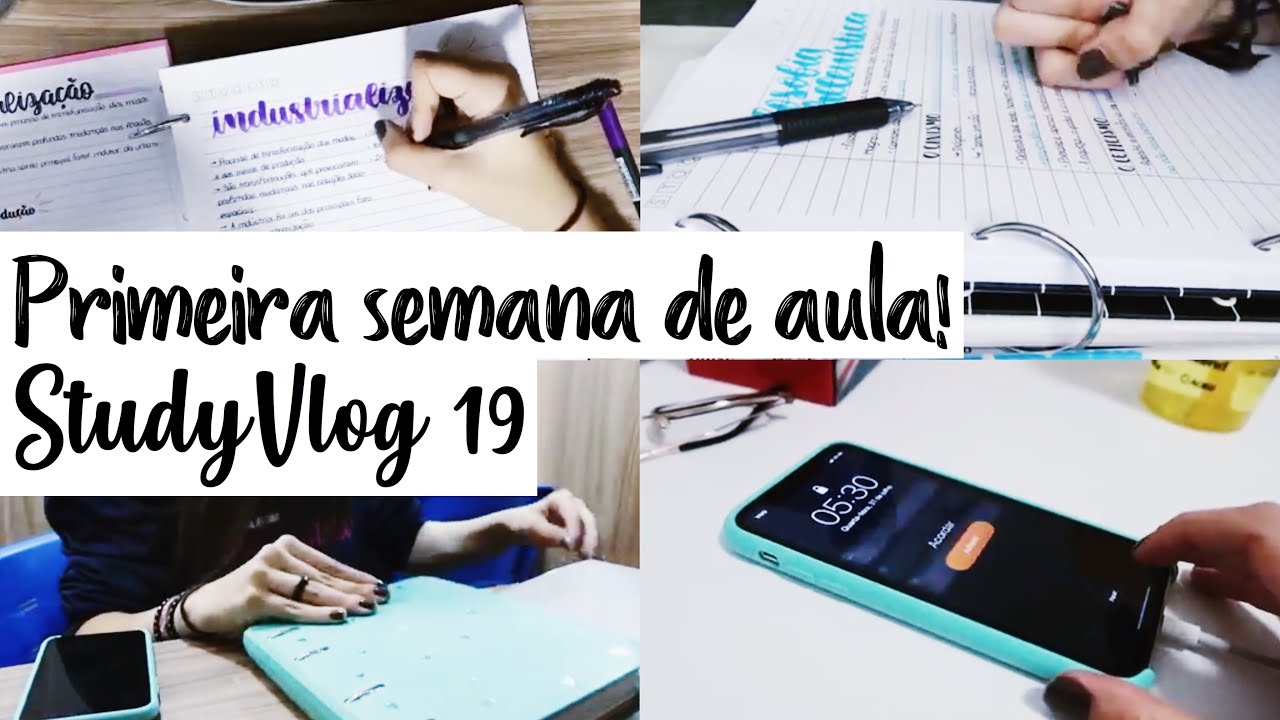 StudyVlog 19 | Minha primeira semana de aula do segundo semestre! | Ana&rsquo;s Studies