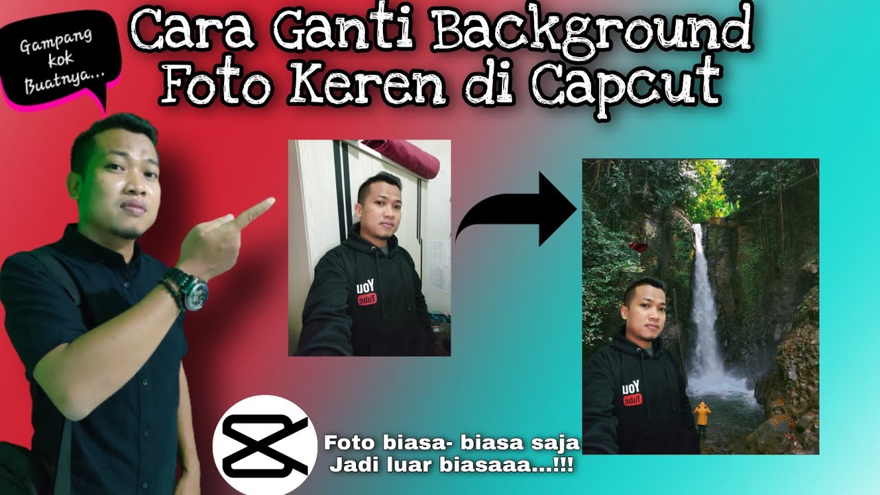 Cara ganti background foto keren di Capcut