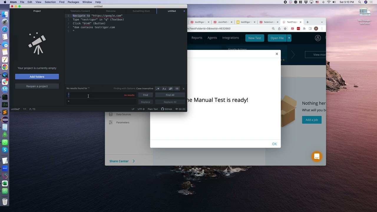 Convert TestProject tests to testRigor tests in seconds
