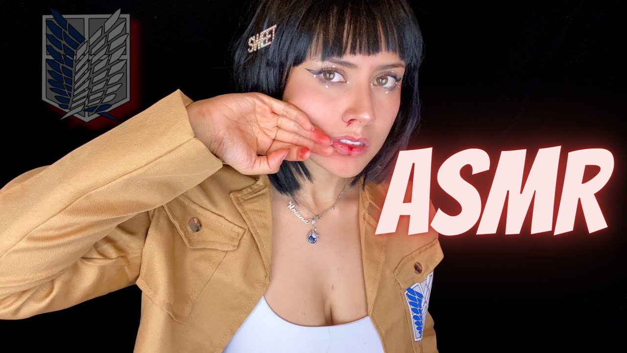 ASMR en español ✨ TE COME EL TITAN 😈 tu amiga chaka role play 💀 AOT spooky week