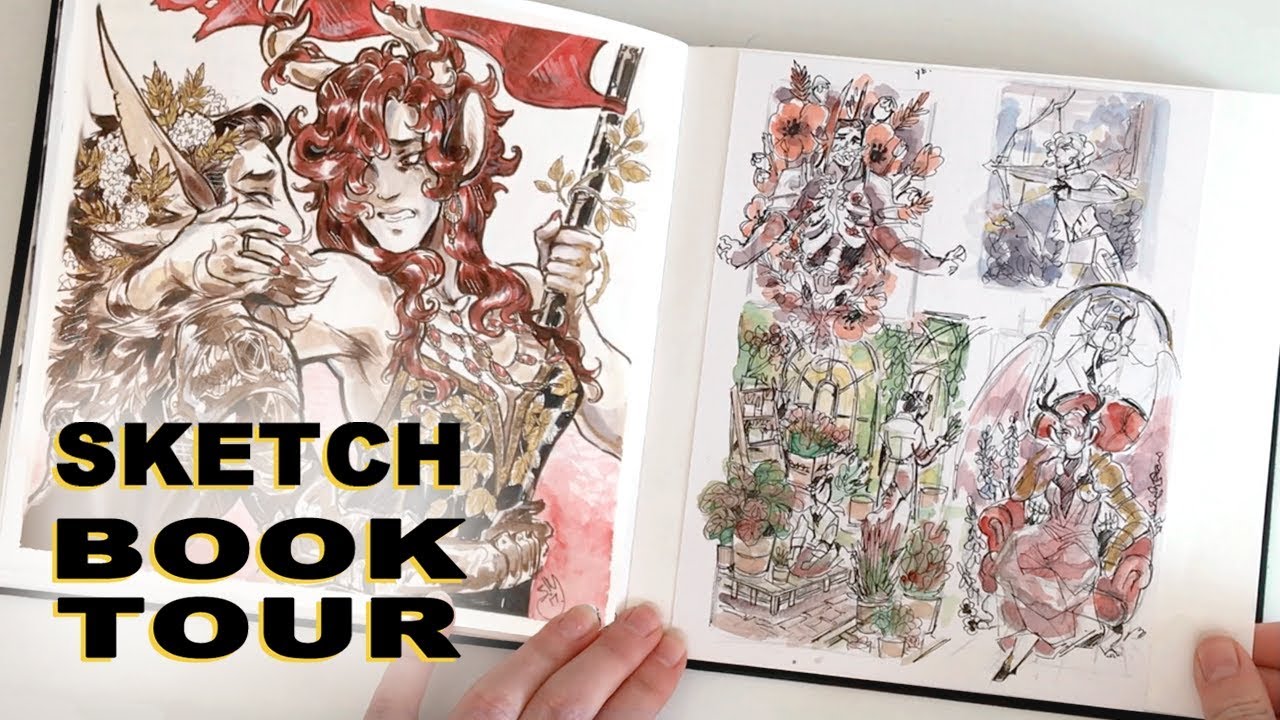 Frustration and Destruction | Sketchbook Tour