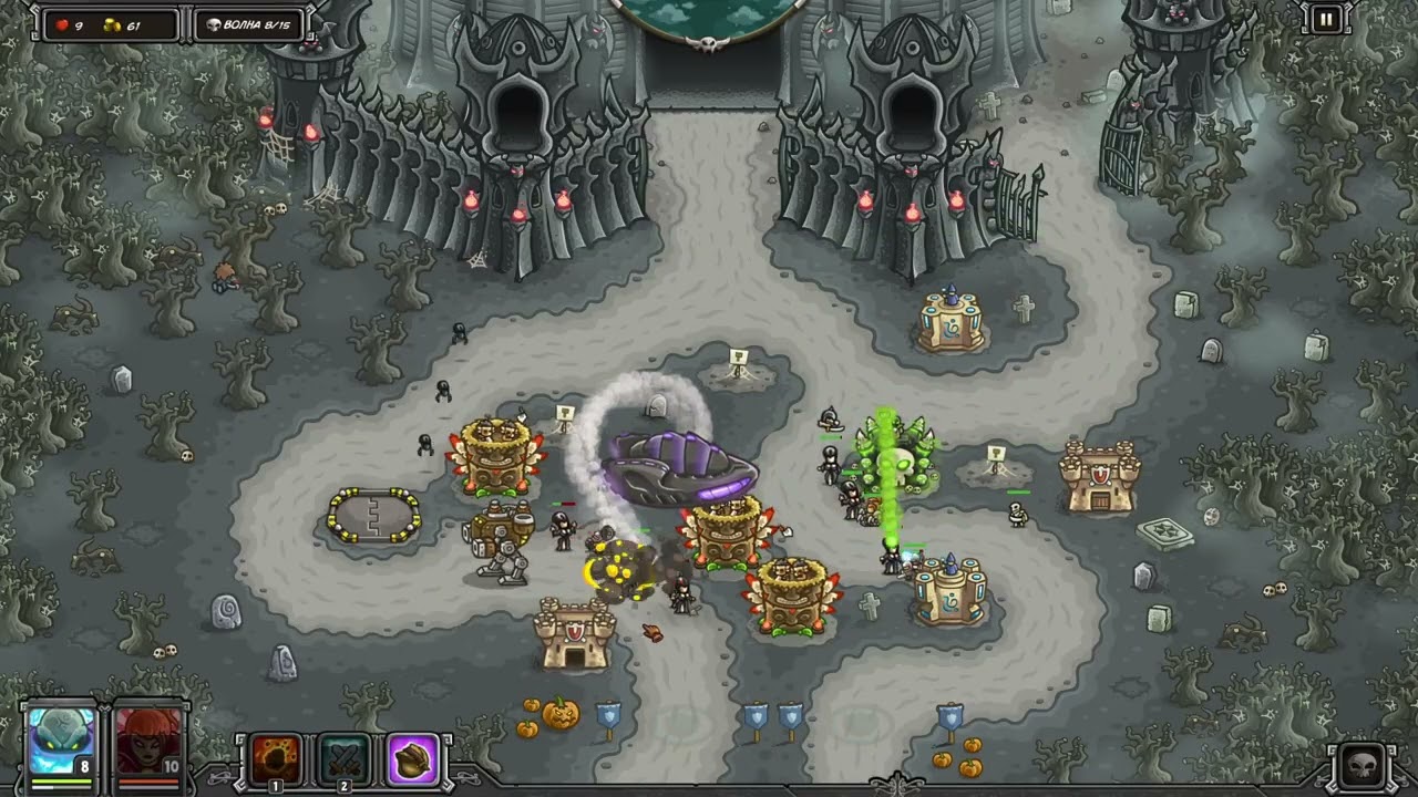 СУМРАЧНЫЙ ЗАМОК Veteran 3⭐ БЕЗ ПОТЕРИ ЖИЗНЕЙ! Kingdom Rush Frontiers