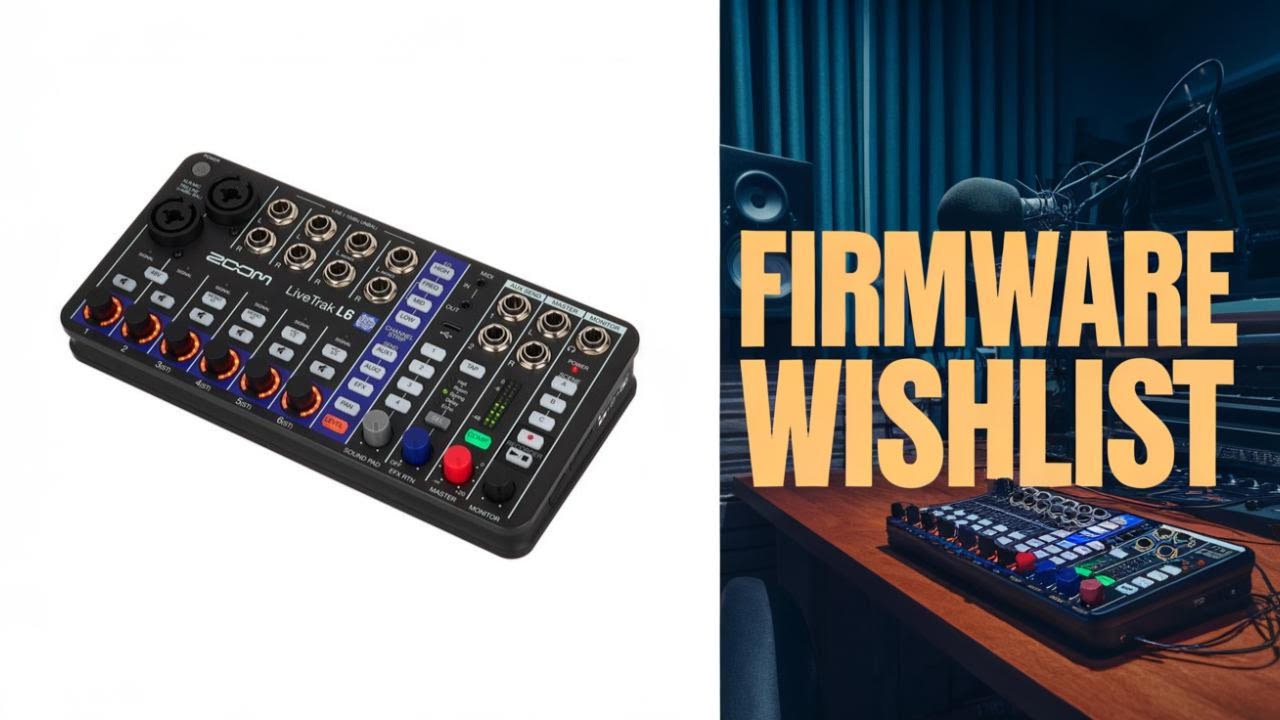 Zoom Livetrak L6 - Firmware Wishlist