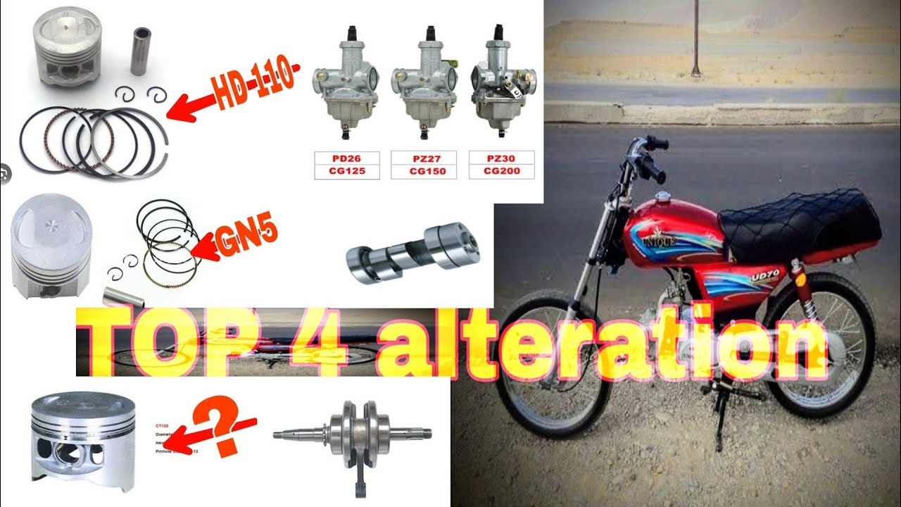 70cc bike top 4 alteration video top speed 150and160 | GN5 and HD110 and CG125 and 58 | CG125 Vs 70c
