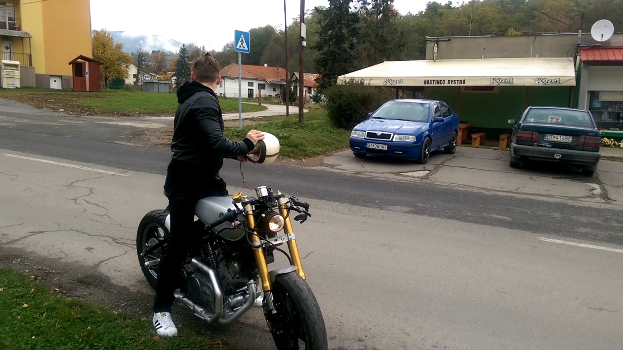 Yamaha xv750 cafe racer finished project