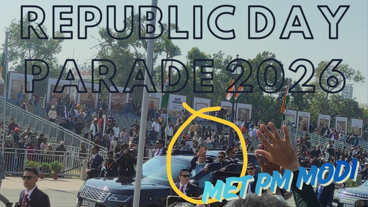MET OUR PRIME MINISTER NARENDRA MODI IN REPUBLIC DAY PARADE 2026 IN DELHI KARTAVYA PATH| HAPPY
