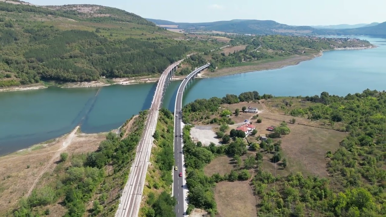 Tsonevo dam, Bulgaria | Язовир Цонево, България | DJI MINI 3 PRO | 4K