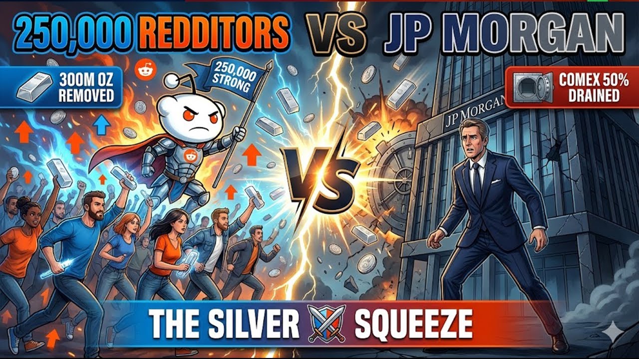Silver Squeeze Update: 250K Redditors vs JP Morgan (Is It Working?)