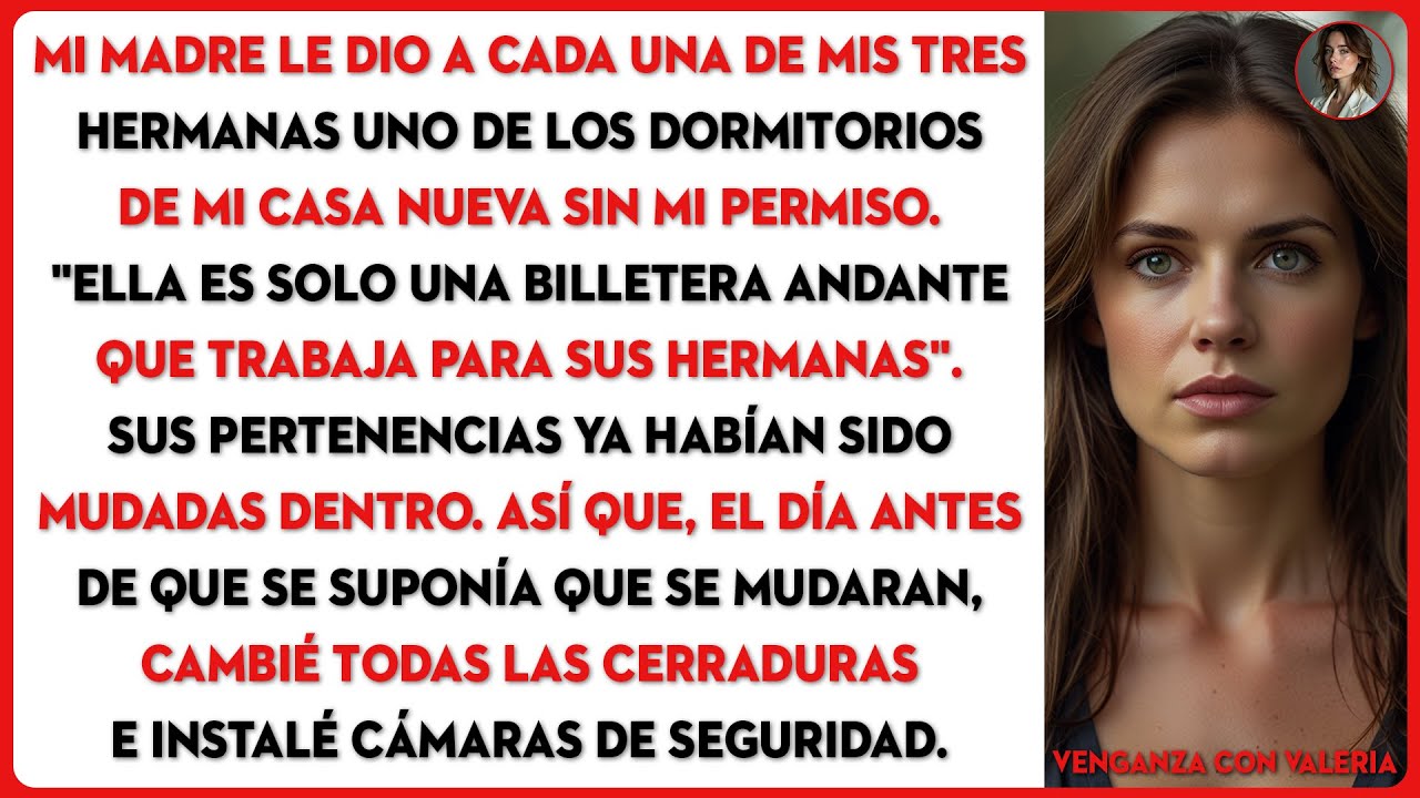 Mi madre le dio a cada una de mis tres hermanas uno de los dormitorios de mi casa nueva sin mi...