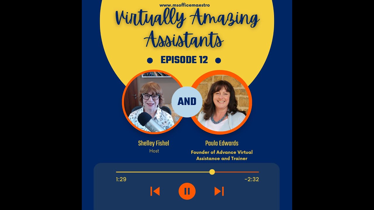 Virtually Amazing Assistants Episode 12 with Paula Edwards