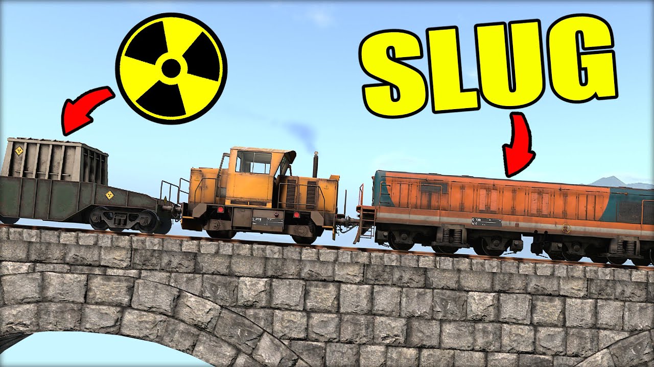 Operating SLUGS Down Steep Hills with Tiny Engines and Nuclear Waste! (Derail Valley Noob vs Pro)