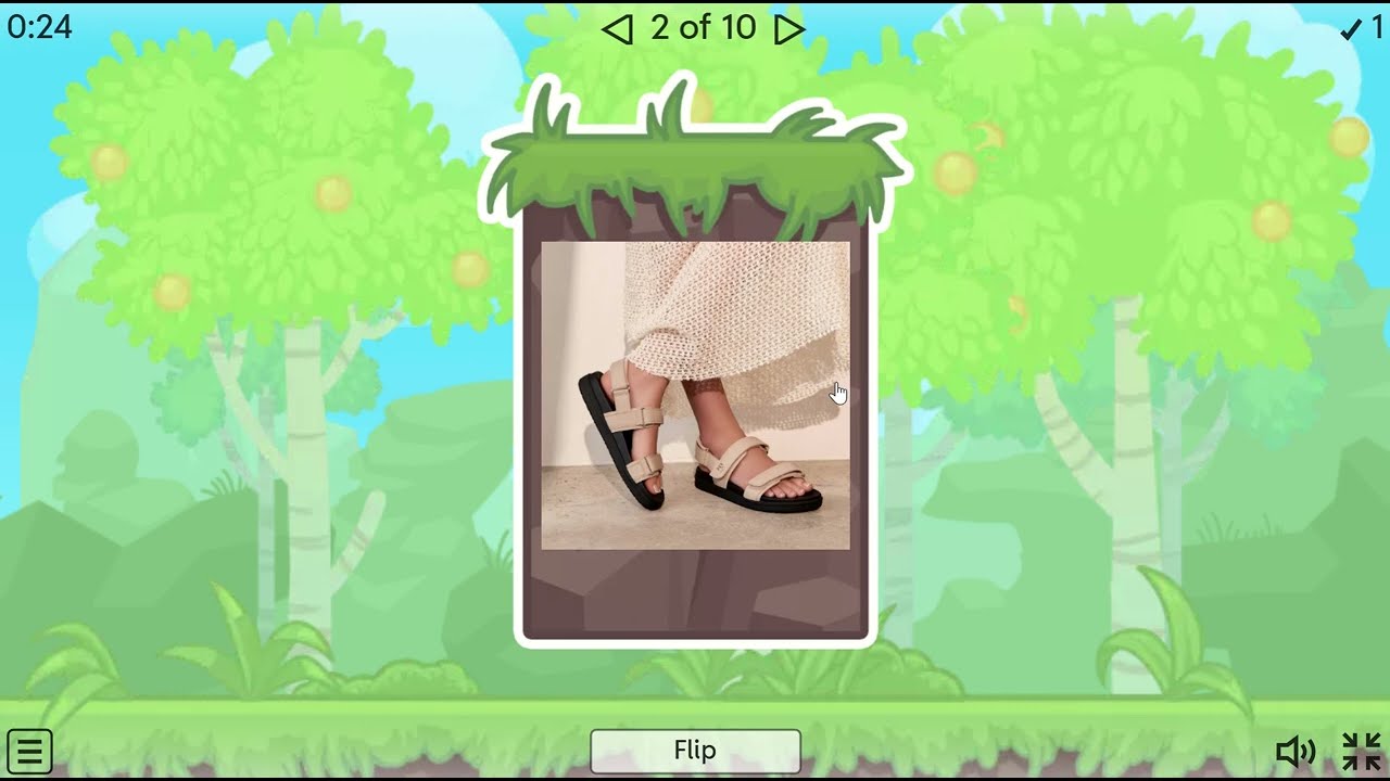 English game for Kids-Topic Shoes-Game tiếng Anh cho bé-Chủ đề Giày dép