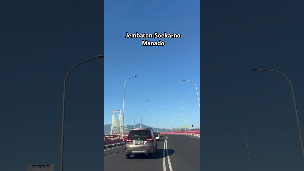 Jembatan Soekarno Manado #travel #beritamanado #kotamanado #manado #jembatan